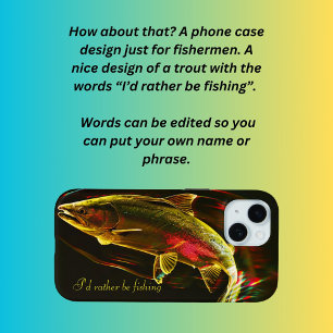 Ik zou liever vissen iPhone 15 case