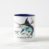 Ik zou liever vissen! mok (Midden)