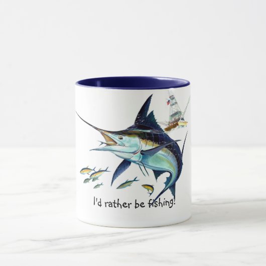 Ik zou liever vissen! mok (Midden)