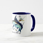 Ik zou liever vissen! mok (Voorkant rechts)