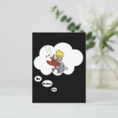 Ik zou liever vliegen briefkaart (Staand voorkant)