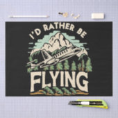 Ik zou liever vliegen. vliegtuig tissuepapier (Craft)