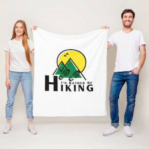 Ik zou liever vlooienwand hikken. fleece deken