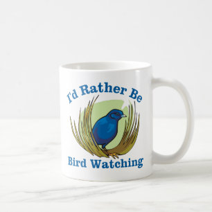 Ik zou liever vogelkijken koffiemok