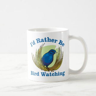 Ik zou liever vogelkijken koffiemok