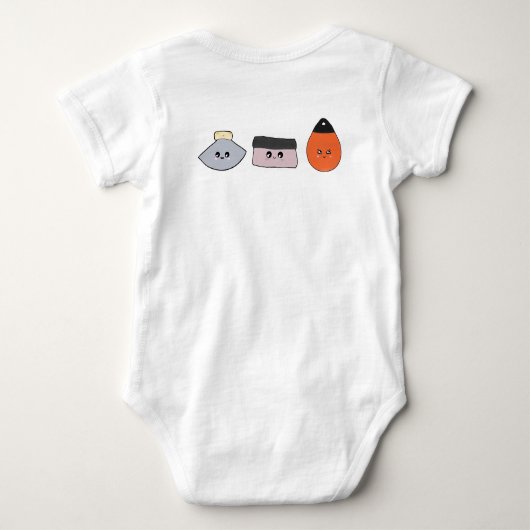 Ik zou liever walgen romper (Achterkant)