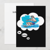 Ik zou liever waterkiën zijn kaart (Voorkant / Achterkant)