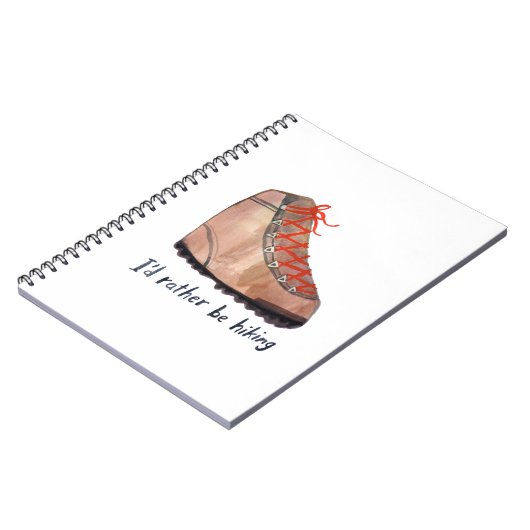 Ik zou liever Waterverf aan het trekken zijn Notitieboek (Linkerzijde)