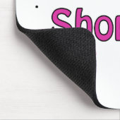 Ik zou liever winkelen. muismat (Hoek)