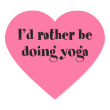 Ik zou liever Yoga doen