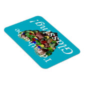 Ik zou liever zeeen strand glanzen magneet (Rechterzijde)