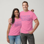 Ik zou liever zijn t-shirt (Unisex)