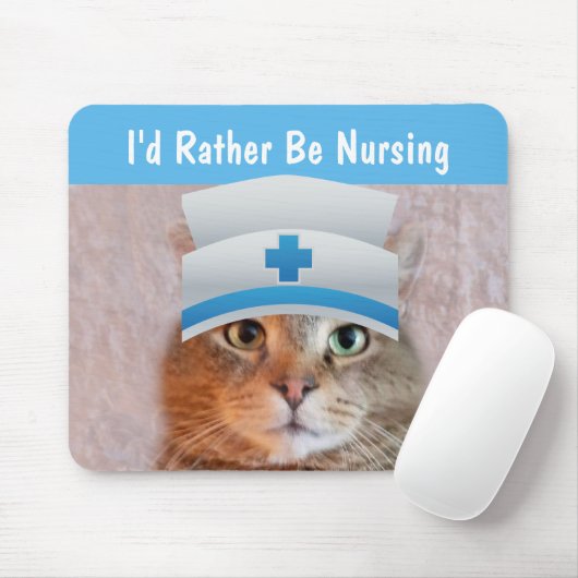 Ik zou liever zuster zijn muismat (Met muis)