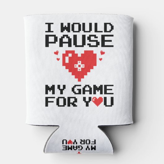 Ik zou mijn spel voor jou willen onderbreken. blikjeskoeler (Achterkant)