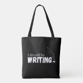 Ik zou moeten schrijven: Woorden om creativiteit t Tote Bag (Achterkant)
