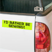 IK ZOU NOG EENS ZWEMEN. BUMPERSTICKER (Op Truck)
