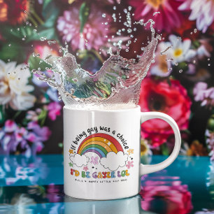 Ik zou nog gayer zijn LGBTQ Regenboog Pride Mono Koffiemok