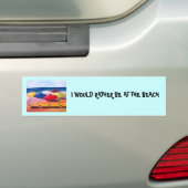 "IK ZOU NOG VEEL BIJ DE BENADERING ZIJN" BUMPERSTICKER (Op auto)
