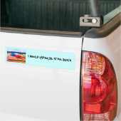 "IK ZOU NOG VEEL BIJ DE BENADERING ZIJN" BUMPERSTICKER (Op Truck)