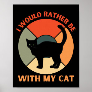 IK ZOU NOGMAALS BIJ MIJN KAT ZIJN POSTER