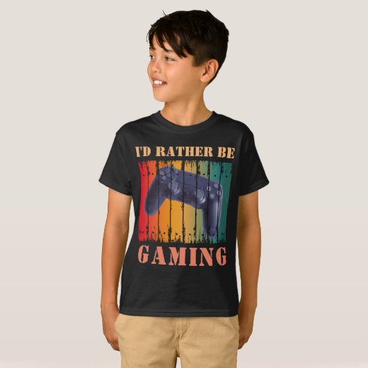 IK ZOU NOGMAALS GAMEN T-SHIRT (Voorkant volledig)