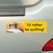 IK ZOU NOGMAALS SNEL ZIJN. BUMPERSTICKER (Op auto)
