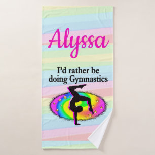 IK ZOU RADER GYMNASTICS DOEN BADHANDDOEK