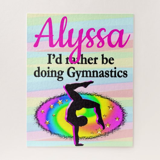 IK ZOU RADER GYMNASTICS DOEN LEGPUZZEL (Verticaal)