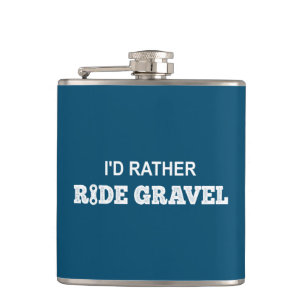 Ik zou Rather Ride Gravel Heupfles
