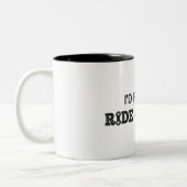 Ik zou Rather Ride Gravel Tweekleurige Koffiemok (Links)