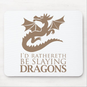 Ik zou Rathereth zijn Dragons aan het leggen zijn Muismat