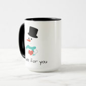 Ik zou smelten voor je vakantie wintersneeuwse mok (Voorkant links)