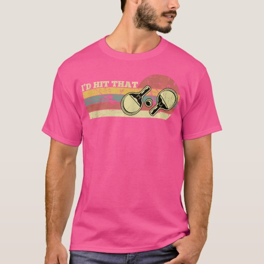 Ik Zou Tafeltennis Spelen T-shirt (Voorkant)