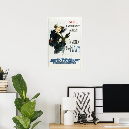 IK ZOU TOETREDEN ZIJN MET DE NVY Howard Chandler U Poster (Thuiskantoor)