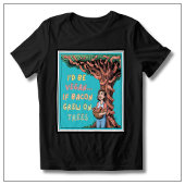 Ik zou veganist zijn als spek op bomen groeide Tri-Blend shirt