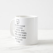 Ik zou voor jou een Beer bevechten Zus, Koffiemok (Voorkant links)