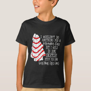 Ik zou wat schetsmatige dingen doen voor een kerst t-shirt