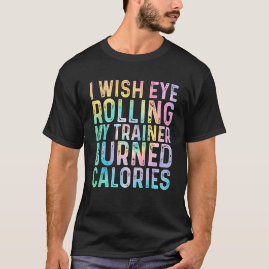 Ik zou willen dat Eye mijn trainer, gebrand Stropd T-shirt (Voorkant)