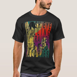 Ik zou willen dat Eye mijn trainer, gebrande calor T-shirt