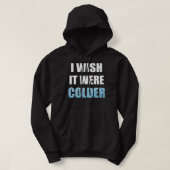 Ik zou willen dat het een kouder grappig Football  Hoodie (Design voorkant)