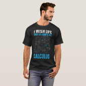 Ik zou willen dat het leven zo eenvoudig was als d t-shirt (Voorkant volledig)