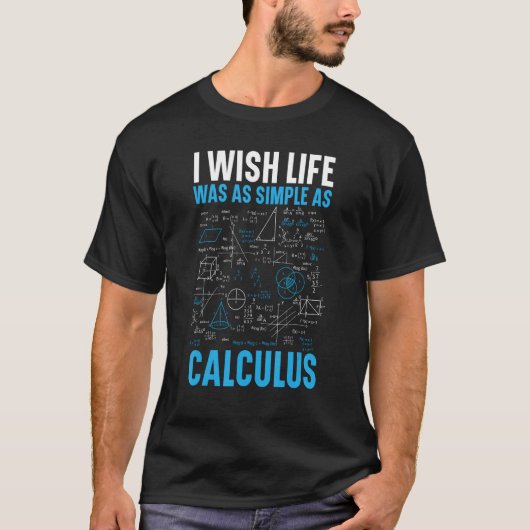 Ik zou willen dat het leven zo eenvoudig was als d t-shirt (Voorkant)