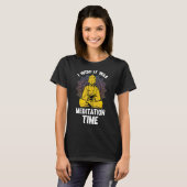 Ik zou willen dat het Meditation Time Buddhism Bud T-shirt (Voorkant volledig)