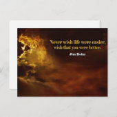 Ik zou willen dat je beter was briefkaart (Voorkant / Achterkant)