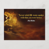 Ik zou willen dat je beter was briefkaart (Voorkant)