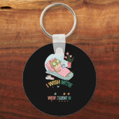 Ik zou willen dat meer mensen vloeiend in stilte e sleutelhanger (Voorkant)