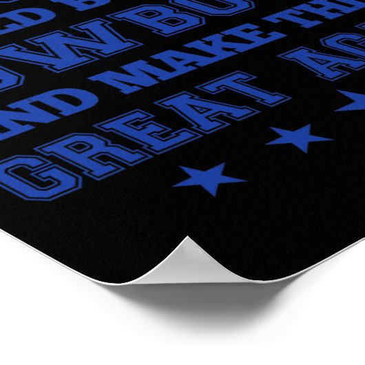 Ik zou willen dat Trump de cowboys zou kopen en ze Poster (Hoek)