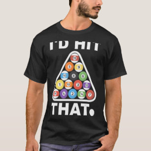 Ik zou zeggen dat Billiards Sport een grafische fo T-shirt