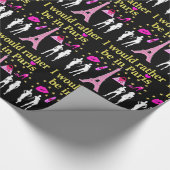 IK ZOU ZELFS IN PARIJS ZIJN CADEAUPAPIER (Hoek)