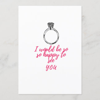 Ik zou zo blij zijn om je te zien kaart